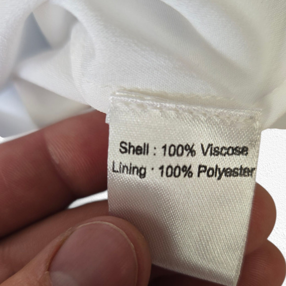 Saylor Blue Marble Print Halter Maxi Dress Sleeveless Tassel Belt Size Small - Picture 5 of 10